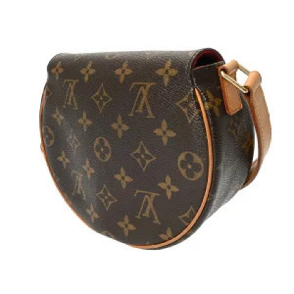 Louis Vuitton Tambourin Monogram Brown Bag Canvas Shoulder